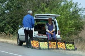 Продавщица фруктов