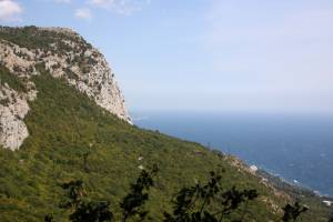 Скалы на берегу Черного моря